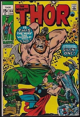Buy Marvel Comics THOR #184 First Appearance Silent One FN/VG! • 7.77£