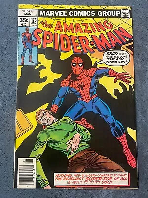 Buy Amazing Spider-Man #176 1978 Marvel Comic Book Key 1st Dr Barton Hamilton VF- • 19.97£