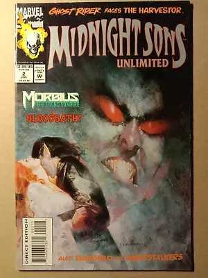 Buy Midnight Sons Unlimited # 2  Morbius  Marvel Comics 1993. • 6.99£