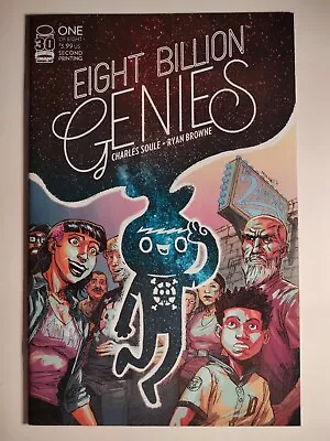 Buy Eight Billion Genies #1, 2nd Print, NM Or Better, Image 2022, Soule, Amazon 🔑  • 10.09£