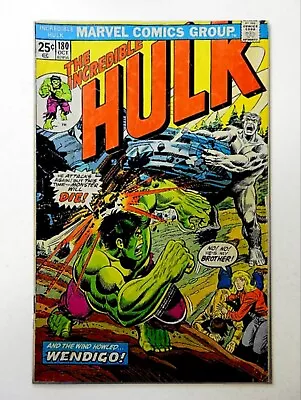 Buy Hulk #180 🔑1st App Wolverine🌟 1974 Bronze Age Key! GD Cond👍 Coupon Cut Pg 13 • 308.87£