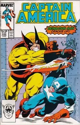 Buy Captain America #330 VG/FN 5.0 1987 Stock Image Low Grade • 5.20£