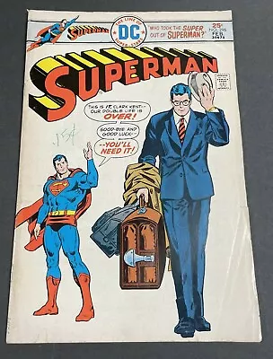 Buy Superman #296 Dc 1976 Bronze Age Who Took The Super Out Of Superman! • 2.29£