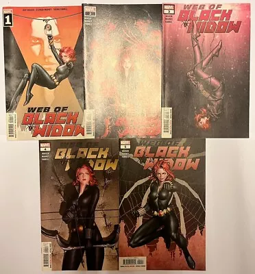 Buy Marvel Comics Web Of Black Widow #1 - 5 2019 Full Complete Set NM • 14.99£