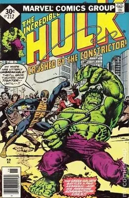 Buy Incredible Hulk Whitman Variants #212 VG 1977 Stock Image Low Grade • 8.93£
