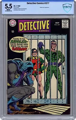 Buy Detective Comics #377 CBCS 5.5 1968 22-0692A42-190 • 73£