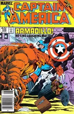 Buy Captain America (1st Series) #308 (Newsstand) VF; Marvel | Secret Wars II Armadi • 6.60£