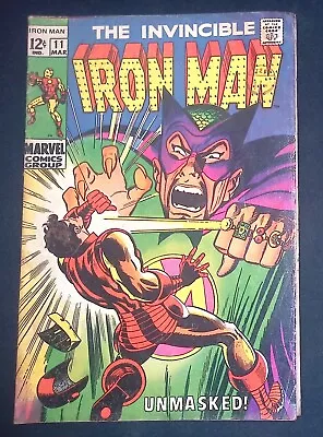 Buy Iron Man #11 Silver Age Marvel Comics VG+ • 24.99£