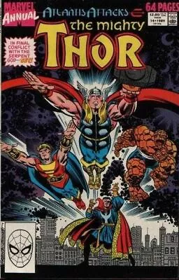 Buy Thor (1962) ANNUAL #  14 (5.0-VGF) Atlantis Attacks Tie-In 1989 • 5.85£