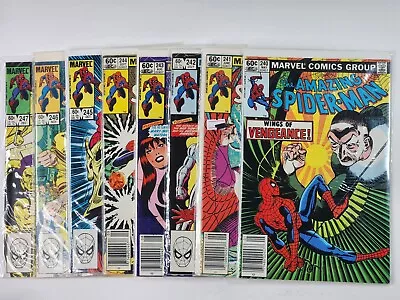 Buy Amazing Spider-Man 240 241 242 243 244 245 246 247 Marvel 8 Book Bronze Run 1983 • 77.65£