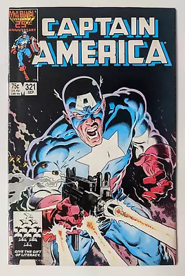 Buy Captain America #321 - Classic Mike Zeck Cover, 1986, Marvel Comic • 5£