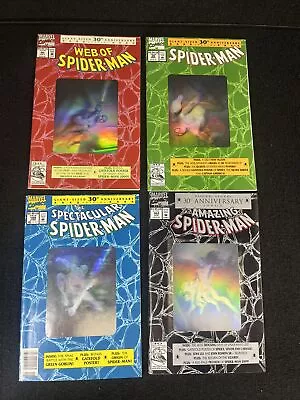 Buy Amazing Spider-Man Lot 30th Anniversary Hologram Set 365 189 26 90 (1992) • 34.94£