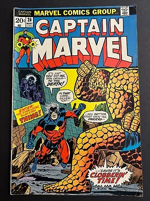 Buy Captain Marvel 26 VG+ -- 1st App. Of Death, 2nd App. Of Thanos 1973 • 30.29£