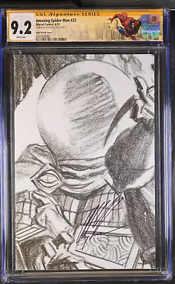 Buy Amazing Spider-Man #23 Alex Ross Sketch Cover CGC 9.2 - Signed • 83.87£