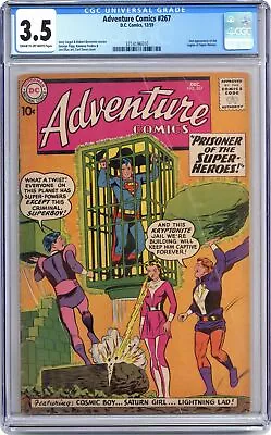 Buy Adventure Comics #267 CGC 3.5 1959 3714196010 • 209.68£