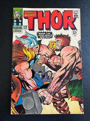 Buy Thor #126 -  1st Appearance Of Thor In Own Title (Marvel, 1966) Fine+ • 175.22£