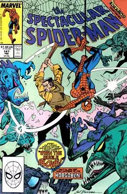 Buy Spectacular Spider-Man (1976) # 147 (8.0-VF) 1st NEW Hobgoblin 1989 • 7.20£