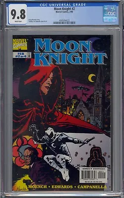 Buy Moon Knight #2 Cgc 9.8 1998 Series White Pages • 49.01£