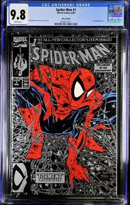 Buy Spider-Man 1 Silver CGC  9.8 NM/M   White Pages • 69.89£