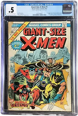 Buy Giant Size X-Men 1 CGC 0.5 Off-WH To WH 1st New X-Men • 757.19£