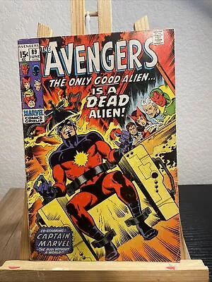 Buy Avengers #89 (Marvel Comics 1971) Kree-Skrull War Storyline Part 1 Sal Buscema • 15.53£