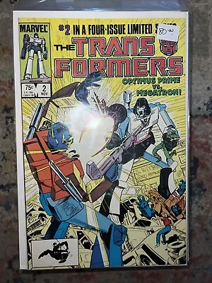 Buy Transformers #2 Marvel Comics 1984 Optimus Prime Vs Megaton! 1st Printing • 31.03£