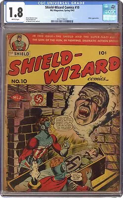 Buy Shield-Wizard Comics #10 CGC 1.8 1943 4027136022 • 742.99£