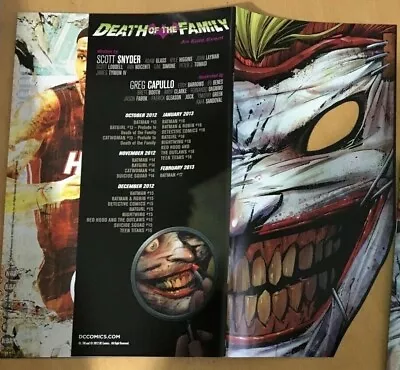 Buy DEATH Of The FAMILY :Batman Detective # 15 With JOKER MASK Cover. DC NEW 52,2013 • 4.49£