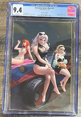 Buy Amazing Spider-man #42 Ejikure Exclusive Foil Virgin Megacon! Cgc 9.4 • 31.06£