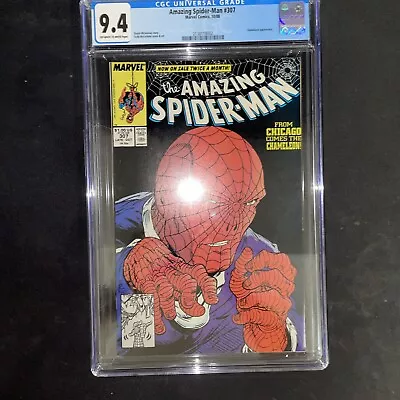 Buy AMAZING SPIDER-MAN #307 CGC 9.4 Marvel Comics 10/88 • 38.83£