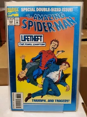 Buy Amazing Spider-man #388 Blue Foil Edge Variant (1994) Key: Origin Of Eddie Brock • 3.88£