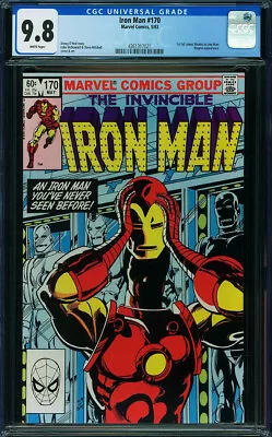 Buy 🔥IRON MAN #170 CGC 9.8 1ST JIM RHODES As Iron Man! 1983 Avengers! Q5 421 Cm • 151.44£