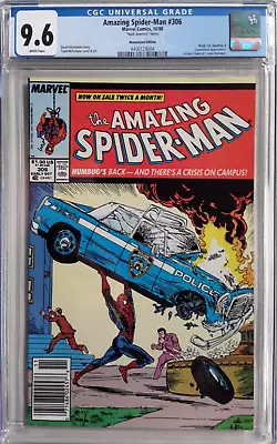 Buy 🕸AMAZING SPIDER-MAN #306 CGC 9.6 MARK JEWELERS*MARVEL 1988*TODD McFARLANE*VENOM • 388.30£