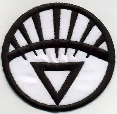 Buy 2.5  White Lantern Corps Classic Style Embroidered Iron-on Patch • 4.65£