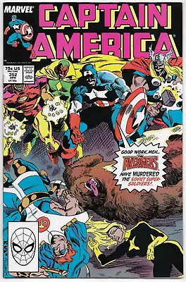 Buy Captain America #352 Marvel Comics Gruenwald Dwyer Milgrom 1989 FN/VFN • 6.50£
