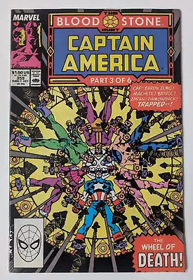 Buy Captain America #359 - 1st Cameo App Of Crossbones, 1989, Marvel Comic • 5£