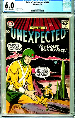 Buy TALES OF THE UNEXPECTED 38 CGC 6.0 WOW! Under-graded! SCI-FI Silver Age DC 1959 • 114.04£