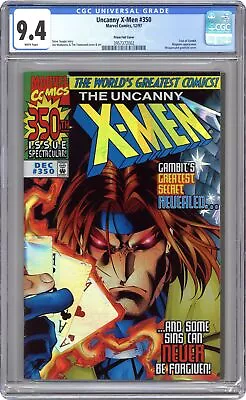Buy Uncanny X-Men #350A Deluxe Hologram CGC 9.4 1997 3957372002 • 65.24£