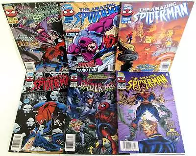 Buy The Amazing Spider-Man Lot Of 6 #414, 415, 416, 417, 418, 420 Marvel 1996 Comics • 18.45£