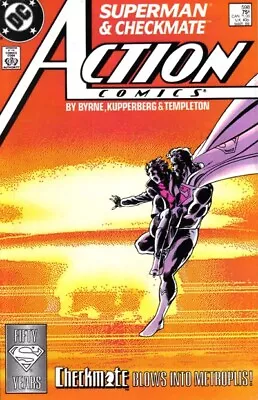 Buy ACTION COMICS #598 F, John Byrne, Direct DC Comics 1988 Stock Image • 2.33£