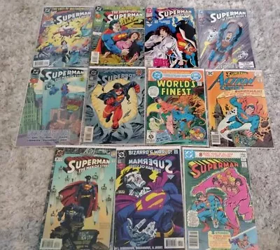 Buy 11x Superman Comics Bundle, Various Condition • 11.49£