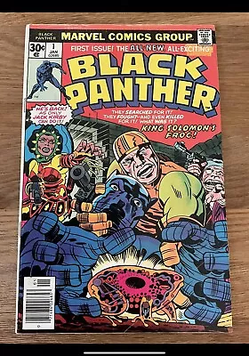 Buy Black Panther #1 - 1977 Marvel Comics. KEY Issue,plus #3,Nice Condition. • 36£