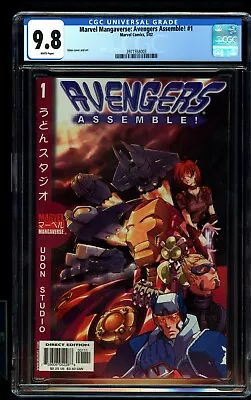 Buy Marvel Mangaverse Avengers Assemble 1 CGC 9.8 Udon Cover SPIDERMAN IRON MAN HULK • 27.17£