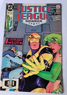 Buy Justice League America #37 (1990) DC Comics Vintage Comic Book • 5.99£