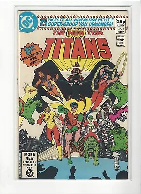 Buy The New Teen Titans #1 - Robin Raven Kid Flash Cyborg Changeling DC Comics 1980 • 19.95£