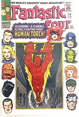 Buy Fantastic Four. # 54. September 1966. Jack Kirby-cover.  Stan Lee. Vg 4.0 • 26.99£