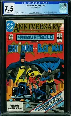 Buy Brave And The Bold 200 Cgc 7.5 White Pages 1st Katana  B3 • 62.23£