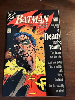 Buy Batman #428 1988 Key A Death In The Family Part 3 Death Of Robin Jason Todd • 23.34£