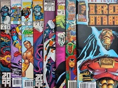 Buy 148: Mixed Marvel & New Universe Comic Bundle:  Avengers, Iron Man, Hulk • 8.45£