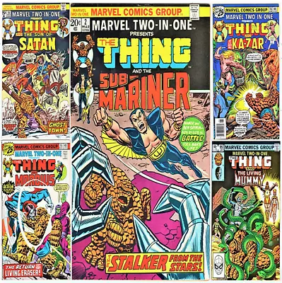 Buy Marvel Two-In-One #2 14 15 16 95 Sub-Mariner Son Of Satan Morbius 5 Book LOT • 38.82£